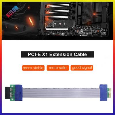 PCI Express 1X สำหรับ PCIe 1X สายเคเบิลต่อขยายที่มีความยืดหยุ่นสำหรับการ์ดเสียง/กราฟิกการ์ด