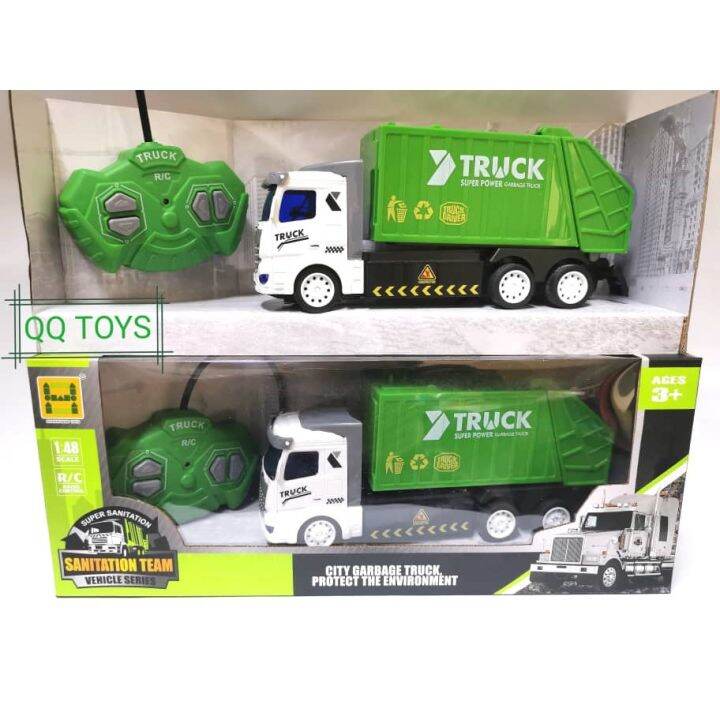 148 REMOTE CONTROL SANITATION RUBBISH TRUCK RC LORI SAMPAH Lazada