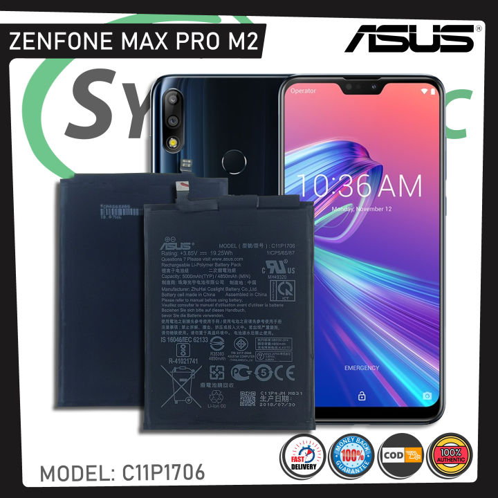 For ASUS Zenfone Max Pro M2 Battery Original, ZB631KL Model