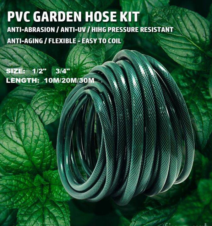 Garden Hoses 1/2"or3/4" 3 Layers PVC Water Pipe Garden Hoses For