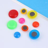 Whiteboard Blackboard Magnet Magnetic Particle Strong Magnetic Iron Absorbing Iron Office Magnetic Sticker Round 30mm Magnetic Nail Color Stationery Magnetic Buckle Teaching Aids