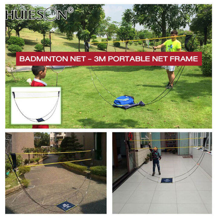 【Huieson】Standard portable simple folding removable tennis indoor and