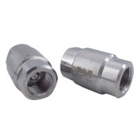 Stainless steel female thread check valve vertical horizontal high pressure check valve gas liquid soft sealing check valve