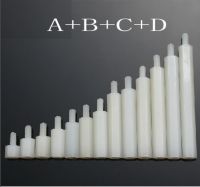 M3x45 6 M3x50 6 hexagonal nylon column spacing/column/PCB/single head insulation isolation column column M3X45 6