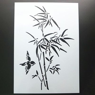 ☁☄✽ Bamboo Layering Stencil For Drawing Walls Painting Template Scrapbooking Stamps Decorative Embossing DIY Craft Tools Reusable