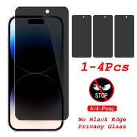 1 4Pcs Privacy Glass For iPhone 14 13 11 Pro Max Tempered Glass For Ifone 12 Mini 14 Plus X XS Max XR Anti peep Phone Protector