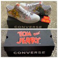 ?(NEW!!)?รองเท้าConverse tom and jerry (รีวิวจากงานจริง) รองเท้าผ้าใบ รองเท้าวิ่ง รองเท้าแฟชั่น??