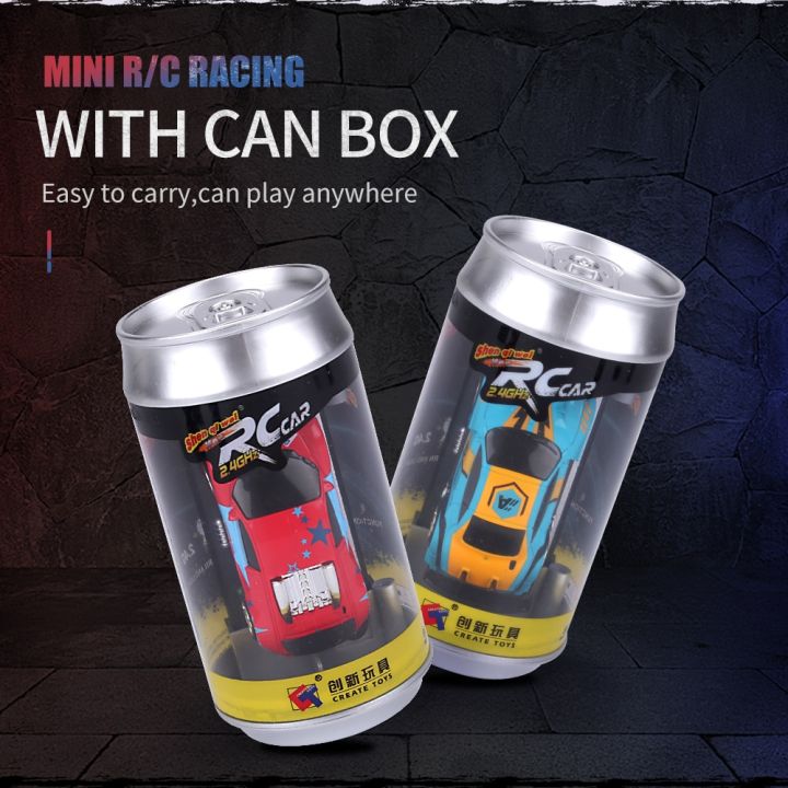 1-58-remote-control-mini-rc-car-battery-operated-racing-car-pvc-cans-pack-machine-drift-buggy-bluetooth-radio-controlled-toy-kid
