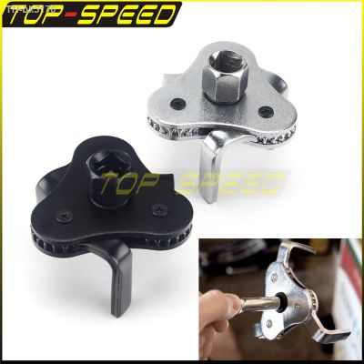 ✚☂☼ 3 Jaw Oil Filter Wrench Auto Adjustable Universal Motorcycle For All Vehicles 1/2 quot; 3/8 quot; Square Drive or 7/8 quot; Wrench