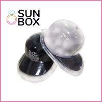 SUN BOX Duable ได้ ฝาครอบโปร่งใส ป้องกันฝุ่นและฝุ่น หมวกปีกแบน กล่องแสดงหมวกเบสบอล เคสฝาปิดสำหรับจัดแสดง กล่องเก็บหมวก กล่องเก็บหมวกโค้ง