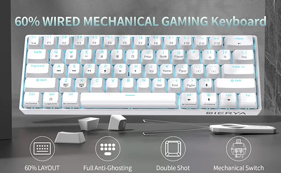 Dierya×TMKB T68se Mechanical Gaming Keyboard Manual, Compact 68 Keys