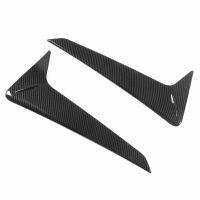 Car Carbon Fiber ABS Rear Window Spoiler Cover Trim for AVANZA 2022