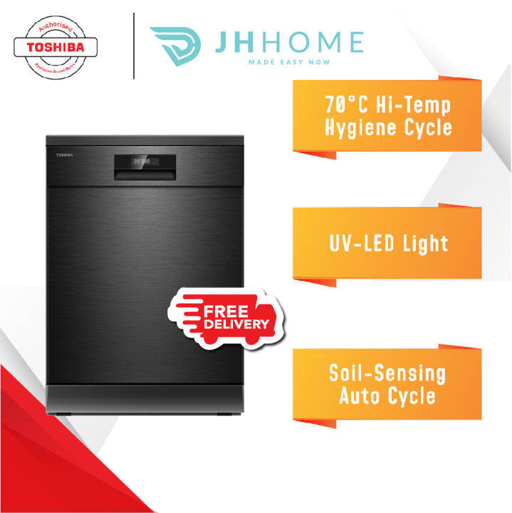 Toshiba 14 Place Settings Freestanding Dishwasher DW14F2(BS)MY Lazada