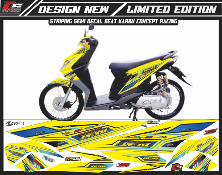 STRIPING BEAT KARBU VARIASI RACING/STRIPING BEAT KARBU CONCEPT RACING ...