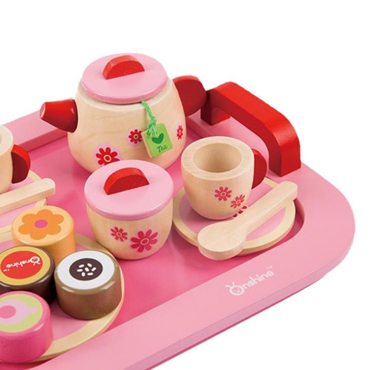 dolity-ชุดน้ำชาสำหรับเด็กอุปกรณ์ครัวชุดของเล่นน้ำชาสำหรับของขวัญวันเกิดสำหรับเด็ก