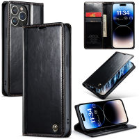 iPhone 14 Pro Max Case, WindCase PU Leather Cover Magnetic Closure Flip Wallet Card Slots Stand Case for iPhone 14 Pro Max