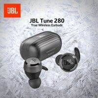 ?【สปอตสินค้าคงคลัง】ส่งเร็ว + COD?JBL T280 TWS หูฟังไร้สายบลูทูธพร้อมโทรศัพท์อินเอียร์หูฟังบลูทูธสำหรับหูฟังเน้นเสียงเบส