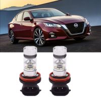 2PC สำหรับ Nissan Altima Maxim 2016-2018 H8 H11 100W LED ไฟตัดหมอกหลอดไฟ6000K White Bright