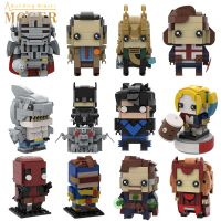 MOCER ไอเดียตัวละครในภาพยนตร์อนิเมะหุ่นซูเปอร์ฮีโร่ Brickheadz ชุดของเล่นบล็อกตัวต่อคาร์เตอร์เวย์นสำหรับเป็นของขวัญสำหรับเด็ก