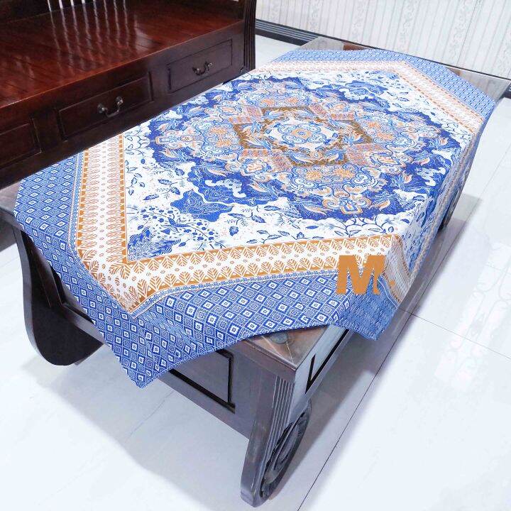Taplak meja batik segi empat ruang sekolah tamu Lazada Indonesia