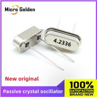 (10 ชิ้น) 4.2336M 4.2336MHZ HC-49S Passive Crystal Oscillator DIP2 Quartz Resonator 49S 2pin