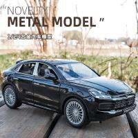 1:24 Porsche S Turbo SUV รถรุ่น Diecasts โลหะของเล่นรถจำลองเสียงคอลเลกชันเด็กของขวัญ F384