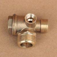 Brass 1/8" 3/8" 1/2" M/F Thread Air Compressor Fittings Male Thread Check Valve 1/8"Female x 3/8"Male x 1/2"Male Plumbing Valves