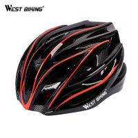 WEST BIKING ขี่จักรยาน Integrally-Molded Helmet จักรยานจักรยาน Mountain Breathable Casco Ciclismo 54-62ซม. One Size หมวกนิรภัย