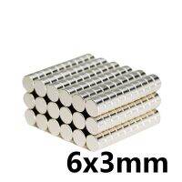 【lz】❅  Ímã de neodímio poderoso redondo pequeno ímãs da terra rara folha maioria do disco 6x3mm 50 Pcs 100 Pcs 200 Pcs 300Pcs