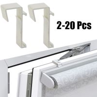 2/10/20pcs Curtain Accessories Clamp Carrier Drilling Sash Door Holder Rolling Bracket