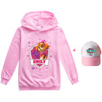 [มีในสต็อก] PAW PATROL Cotton + Polyester Sportswear Hoodie For Boys Girls Boy S 2-9 Yrs Kid S Clothing Hooded Sweater Long Sleeve Spring And Autumn