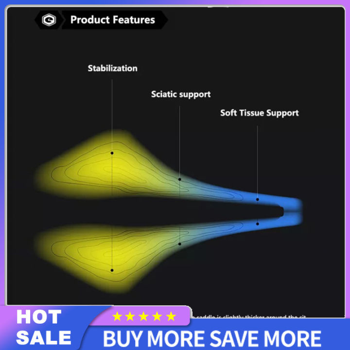 เบาะรองนั่งจักรยานแบบขายดีน้ำหนักเบามีระบายอากาศได้สวมใส่สบายนุ่มพิเศษเบาะจักรยานจักรยานเสือภูเขา