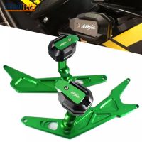 สำหรับ KAWASAKI NINJA250 NINJA300 NINJA 250 300R 2013-2018รถจักรยานยนต์โครง CNC Slider Crash Pad Falling Protector อุปกรณ์ป้องกัน Ninja 250 Ninja 300