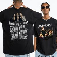 Maneskin Louds Gets Louder Tour 2023 T-shirt Rock Band European Tour Oversized T Shirt Men Vintage Hip Hop T-shirts XS-4XL-5XL-6XL