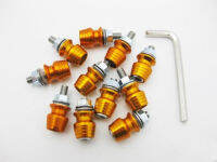 น็อต+บูทลอง  สีทองส้ม 6มม SCREEN BOLT 6MM ORANGE