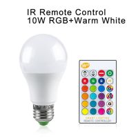 【♘COD Free Cas♘】 lg9j5o Mall หลอดไฟโคมไฟ Led E27 85-265V Rgb 15W บลูทูธไวไฟควบคุมผ่านแอปพลิเคชั่นหลอดไฟอัจฉริยะ10W หลอดไฟ Rgbw Rgbww Ir Lampu Penerangan Rumah ระยะไกล