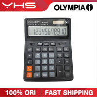 เครื่องคิดเลข Olympia DX-444S 12หลักพร้อมแบตเตอรี่พลังงานคู่ + พลังงานแสงอาทิตย์และหน้าจอขนาดใหญ่