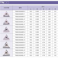 Hot Selling 10PCS DESKAR TNGG160402 TNGG160404 R-C L-C R-F L-F R-P L-P LF90 Cermet Turning Tools CNC Lathe Cutter Cutting Tool Parts