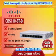 Bộ Chia Mạng Switch Cisco Business CBS110-8T-D-EU, Hàng Chính Hãng