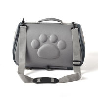 2021Pure Color Travel Pet Bag Carrier Cat Bag Breathable Folding Small Dog Outdoor Single shoulder Bag Pet Carrying