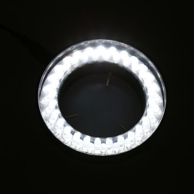 60 LED ปรับแหวนแสงกระจ่างโคมไฟสำหรับสเตอริโอซูมกล้องจุลทรรศน์กล้องจุลทรรศน์สหภาพยุโรปปลั๊ก