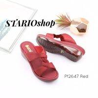 Mindy Store รุ่น PF2647  รองเท้าเพื่อสุขภาพ รองเท้าแฟชั่น รองเท้าแบรนด์แท้Stario  รองเท้าแตะ รองเท้าผู้หญิง รองเท้าพียู รองเท้าลำลอง ใส่นุ่มสบาย