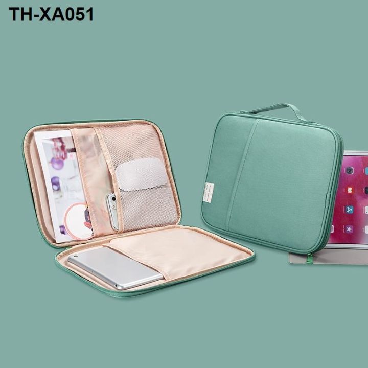 กระเป๋าแล็ปท็อปเรียบง่ายสาวขั้นสูง-apple-macbook-air-lenovo-xiaoxin-pro13-3ipad11-นิ้ว-huawei-สมุดโน้ตพระสิริ-magicbook14s-hp-liner-ฝาครอบป้องกัน