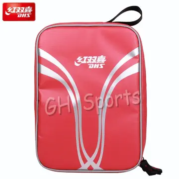 DHS RC-520 Ping Pong Bag; Oxford Square Double-Decker Table Tennis Bag; You  can Put ping-Pong Racket