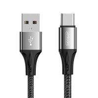 JOYROOM S-1530N1ชุด N1 1.5M 3A USB เพื่อ USB-C/ประเภท-C สายชาร์จเชื่อมต่อข้อมูล (สีดำ)