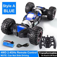 RC Car 4WD Radio Control Stunt Car Gesture Induction Twisting Off-Road Vehicle Drift RC Toys with Light &amp; Music Xmas Gift