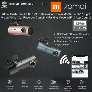 70mai Smart Dash Cam Pro, Dash Cam Recorder, High Resolution 1944p, Parking  Monitor, 2 LCD WDR Screen, Night Vision, G-Sensor, Loop Recording, Motion  Detection, App WiFi, Voice Control 