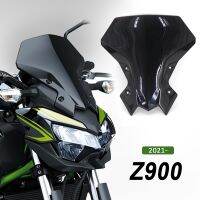 ✖ใหม่สำหรับ Kawasaki Z 900 Z900 2020 2021 2022กระจกรถจักรยานยนต์หมวกหน้าจอที่เบนทางลมกระจกบังลมหน้าฟองน้ำสองชั้น