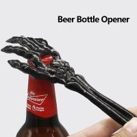 ❄❁♧ New Creative 2023 Metal Beer Bottle Opener Kitchen Tool Beer Cap Opener Skeleton Hand With Long Handle