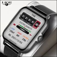 ✽▧ LIGE 2022 New Bluetooth Answer Call Smart Watch Men Full Touch Dial Call Fitness Tracker Waterproof Smartwatch Men Women Box